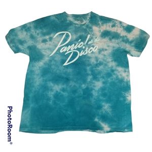 Panic At The Disco Blue Tie Dye Shirt 